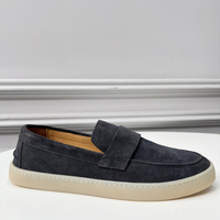 Mocassins décontractés de style italien, baskets en cuir véritable, chaussures pour hommes pour tous les jours, toutes saisons, mocassins perforés