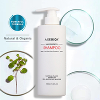Shampooing et revitalisant 2-en-1 pour la croissance des cheveux et contre la chute des cheveux, avec des extraits de plantes nourrissants et hydratants à la menthe poivrée