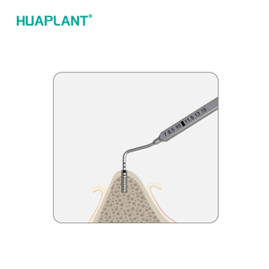 Instrumen pengukur kedalaman implan gigi, paduan Titanium Manual untuk pengukuran akurat operasi gigi kompatibel Osstem dentum - Product Image 4