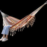 Hamac en coton pur, macramé, pliable, portable, moderne, lit suspendu pour 2 personnes, chaise suspendue pour jardin, extérieur, chambre et parc