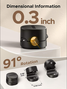 UGREEN Pack Organisateur de cordon pour table de chevet, pinces de câble magnétiques pour bureau-Gestion des câbles adhésifs solides pour garder - Product Image 6