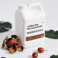 Vente en gros de café, thé aux cerises, jus, concentré de cascara, boisson gazeuse liquide, boisson énergisante, boisson à faible teneur en caféine à base de café