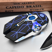 À la mode Valorant Bm400 rechargeable 2.4G sans fil silencieux mécanique RGB souris jeu souris en gros OEM