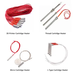 220v 150w 300w 600w 1000w air résistance électrique élément chauffant industriel cartouche chauffante pour machine d'emballage