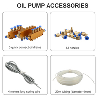 1L 1.5L CNC bomba de lubricación electromagnética engrasador 220V bomba de aceite eléctrica para inyector de aceite lubricante automático para mecanizado