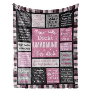 Custom Printed <b>Plush</b> Throw <b>Blanket</b> Rectangular Joyous Pattern Princess Style Anti-Pilling Machine Washable Four Seasons Use - Product Image 5