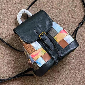 Mochilas de Mujer de Cuero Vacuno Genuino, Bolso de Hombro Clásico Vintage de Moda - Product Image 4