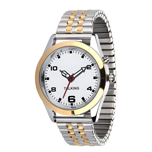Alarm Speaks Time, Day, & Date Speaking Watches Men Women Talking Watches for the Old and Blind People