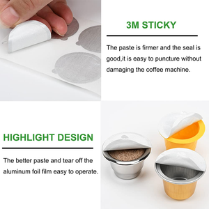 Capsules de café en aluminium de haute qualité en gros, compatibles avec les capsules Nespresso, couleurs personnalisées acceptées - Product Image 3