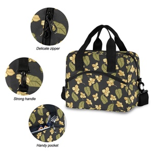 Large Capacity Custom Logo Hawaii Printing Insulated Lunch Cooler Bag with Zipper Foldable Thermal Cooler Bags - Product Image 5