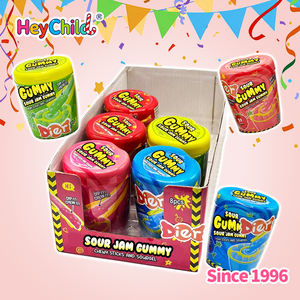<span class=keywords><strong>Candy</strong></span> grosir kustom Label pribadi Jam asam permen Gummy dengan tongkat Chewy interaktif makanan ringan untuk hadiah pesta anak-anak - Product Image 4