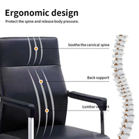 Vente en gros de meubles de direction modernes d'intérieur personnalisés Fauteuil en cuir Chaises de bureau d'ordinateur pour salle de réunion Bureau