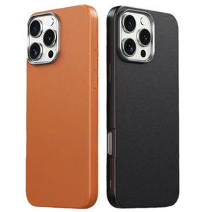 Produits tendance 2025 vente en gros étui en cuir TPU affaires de luxe résistant aux taches plusieurs couleurs pour <span class=keywords><strong>iphone</strong></span> 15 Pro Max - Product Image 2