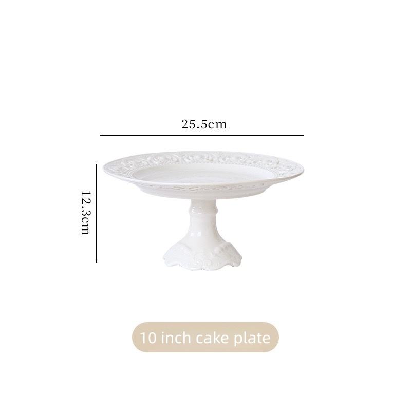 Plat à gâteau de 10 pouces