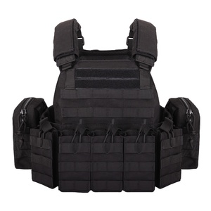 Gilet tactique personnalisé en polyester respirant à séchage rapide, camouflage, pour entraînement extérieur, avec sac de poitrine - Product Image 1