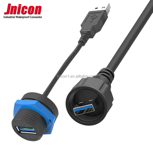 Jnicon IP68 Industrial Waterproof Cable <strong>USB</strong> Circular Automotive Electrical Cable <strong>Connector</strong> - Product Image 4