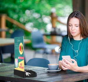 Giá Đỡ Quảng Cáo Sạc Dự Phòng <span class=keywords><strong>Menu</strong></span> Nhà Hàng Giá Đỡ <span class=keywords><strong>Menu</strong></span> Để Bàn <span class=keywords><strong>Lcd</strong></span> 10000MAh Bộ Sạc Di Động 20000MAh - Product Image 6