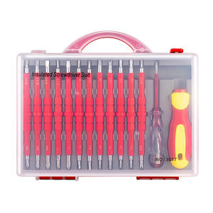 Weeks Insulated <b>Screwdriver</b> <b>Set</b> 26pcs Metric Combination Chrome Vanadium Steel Tool Kit For Electrical Repair - Product Image 1