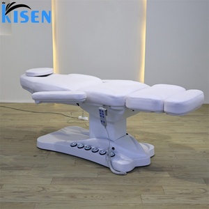 Table de massage électrique KISEN à 3 moteurs pour extensions de cils, lit de beauté pour salon de beauté, lit de soin cosmétique Guangdong - Product Image 4