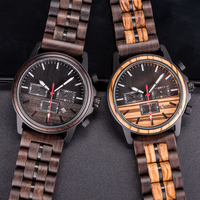 Montre classique rétro tendance pour homme, étanche, lumineuse, luxe, acier inoxydable, gravé, mode, Quartz, métal, bois