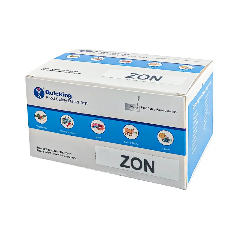 Zearalenone (ZON/ज़ेन) तेजी से परीक्षण मानव स्वास्थ्य के लिए Mycotoxin परीक्षण पट्टी