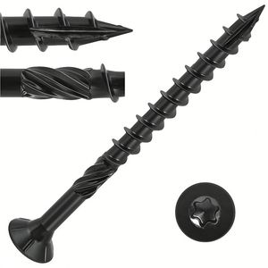 Tornillo para aglomerado de madera de acero inoxidable ovalado de seis lóbulos, personalizado, con cabeza doble avellanada - Product Image 1