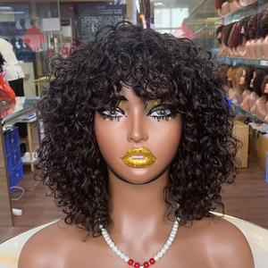 Soft And Full Luxury Curls 100% Human Hair <b>Wigs</b> For Lightweight Wear None <b>Lace</b> <b>Wig</b> Good Quality - Product Image 1