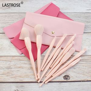 Ensemble de pinceaux de maquillage de haute qualité, vegan, marque privée, 10 pièces, ensemble de pinceaux personnalisés, pinceaux de maquillage professionnels de luxe - Product Image 1