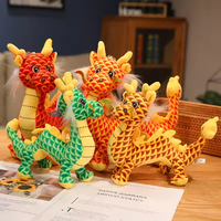 Peluche rembourrée du fabricant nouvellement conçu style chinois doux dragon peluche rempli anime jouets en peluche cadeau pour enfants