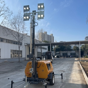 Tour d'<span class=keywords><strong>éclairage</strong></span> électrique CE légère et polyvalente, 120 kg, 5 mètres, 7 mètres, facile à utiliser, pour les réparations <span class=keywords><strong>de</strong></span> voies ferrées et routières - Product Image 3