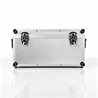 Étui de transport en aluminium de grande capacité 7 ''10'' 12 ''Boîte de rangement pour disques vinyles
