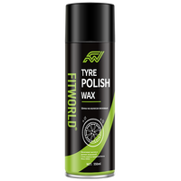 FITWORLD 550ML OEM ODM Cire pour pneus en spray Formule hydrofuge Protège les pneus et améliore l'apparence du véhicule