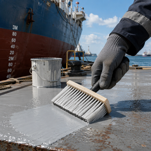 Pinceau à plafond en bois à poils en nylon avec manche en plastique <span class=keywords><strong>pour</strong></span> peinture murale, <span class=keywords><strong>colle</strong></span> à <span class=keywords><strong>papier</strong></span> <span class=keywords><strong>peint</strong></span> et nettoyage de la poussière - Product Image 3