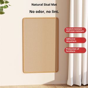 Sisal Milieuvriendelijk Kattenkrasbord Pad Verticaal Muur-Poot Ontwerp Krasbestendig Verstelbaar In Hoogte 40-100Cm Huisdier Speelgoed - Product Image 4