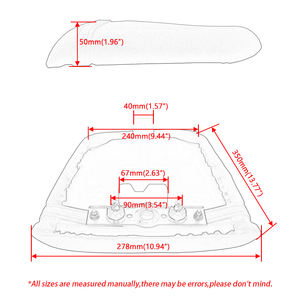 Coussin de siège passager arrière pour moto, housse de siège passager compatible avec <span class=keywords><strong>Suzuki</strong></span> GSX R 600 750 01 02 03 <span class=keywords><strong>K2</strong></span>/ GSXR <span class=keywords><strong>1000</strong></span> 00 01 02 K1 - Product Image 3