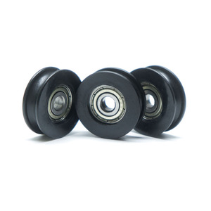 5x25x8,2mm 625 tipo ranura en U ruedas de polea de nailon de plástico 625 ruedas de polea de rodamiento para puertas correderas y ventanas - Product Image 4