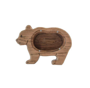 Alcancía de madera para gato, alcancía para gato, regalo de bautizo - Product Image 2