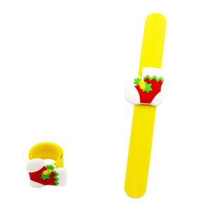 Bracelet promotionnel de Noël en silicone, bracelets à claquer pour enfants - Product Image 5