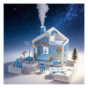 Accesorios y Muebles en Miniatura para Casa de Muñecas Escala 1/12, PVC, DIY, de TOYSRUNNER - Product Image 4