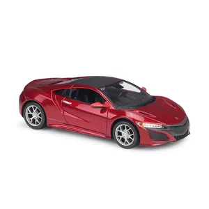 Maisto mobil Model Diecast Acura Nsx 1/24 2018, mobil Model paduan mobil terbuka dua pintu