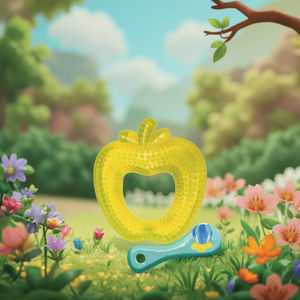 Mordedor Divertido para Bebés Libre de BPA, Silicona de Grado Alimenticio, Relleno de Agua, Juguete Suave que Masajea las Encías Doloridas, Certificado EN71, Unisex - Product Image 3