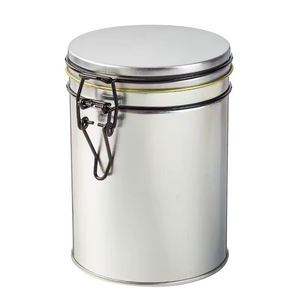 Boîte de conservation hermétique pour <span class=keywords><strong>grains</strong></span> de <span class=keywords><strong>café</strong></span> <span class=keywords><strong>en</strong></span> fer blanc avec couvercle à clip, pratique pour le transport, taille et couleur personnalisables - Product Image 6