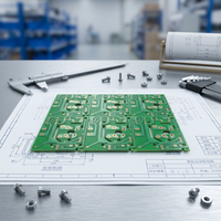 Placa de circuito impreso para ordenador de placa única, máquina para fabricar placas LED, placa PCB LED, placa PCB para cocina de inducción