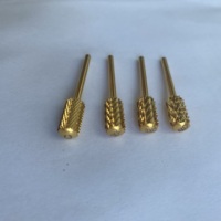 Oro 4XC Acero de tungsteno Esmalte de uñas Cabezal de pulido Eliminación de uñas Herramienta eléctrica para mejorar uñas