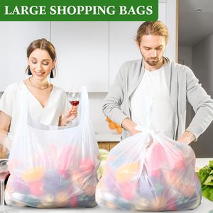 ถุงใส่เสื้อยืดแบบเป็นมิตรต่อสิ่งแวดล้อม ถุงช้อปปิ้ง PE ย่อยสลายได้ มีหูหิ้ว หนา ทนทาน ปรับแต่งได้ สำหรับธุรกิจ ร้านค้าปลีก ร้านขายของชำ ซูเปอร์มาร์เก็ต - Product Image 4