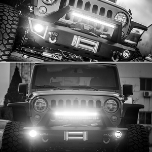 Zhongshan HEPAI Offroad Auto lámpara impermeable IP68 4 pulgadas 30W LED Auto luz antiniebla Auto coche luces Led motocicleta luces antiniebla Led - Product Image 5