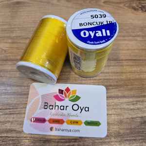 Fil d'emballage de perles brodées 5039-Fournitures de perles jaunes - Product Image 1