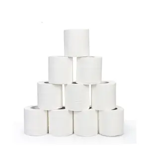 cormatic papier serviettes Suppliers-Rouleau Standard 3-couche papier toilette blanc tissu absorbant serviette en papier hygiénique