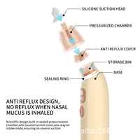 Aspirateur nasal électrique pour bébé, nettoyeur de nez à aspiration, portable, rechargeable, éliminateur de mucus pour nourrissons