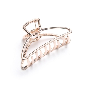 Pinces à <span class=keywords><strong>cheveux</strong></span> pour tenir les queues de cheval Grandes pinces à <span class=keywords><strong>cheveux</strong></span> en métal Barrettes Classique Ouvert Demi-rond - Product Image 2